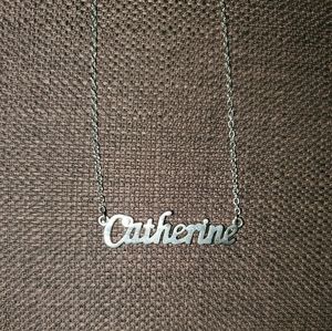 "Catherine" Name Necklace